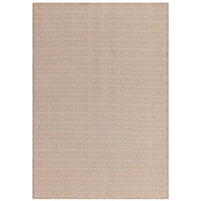 Ivory Natural Modern Plain Rug Easy to clean Living Room and Bedroom-120cm x 170cm