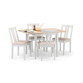 Ivory Rufford 2-Tone Dining Set With 4 Chairs