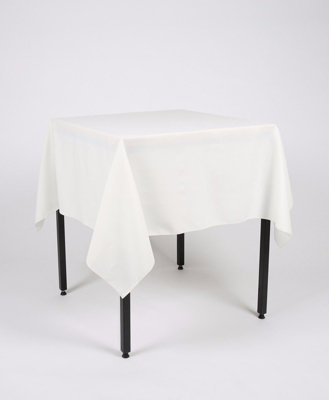 Ivory Square Tablecloth 121cm x 121cm  (48" x 48")