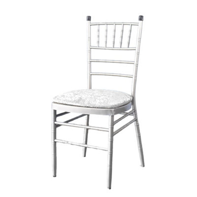Ivory Velvet Chair Seat Pad Cover - Pack of 1