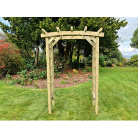 Ivy Arch 3ft - Timber - L50 x W90 x H210 cm - Minimal Assembly Required