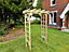 Ivy Arch 4ft - Timber - L50 x W120 x H210 cm - Minimal Assembly Required