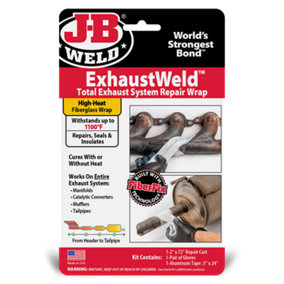 J-B Weld ExhaustWeld 2" x 72" Repair Wrap White