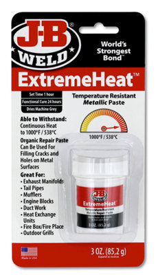 J-B Weld ExtremeHeat High Temperature Resistant Metallic Paste