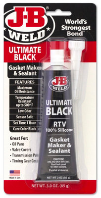 J-B Weld Silicone Gasket Maker & Sealant Ultimate Black