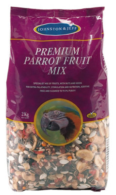 J&j Premium Parrot Fruit Mix 2kg (Pack of 6)