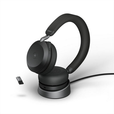 Jabra Evolve2 75 USB-A MS Stereo Headset - Inc Stand