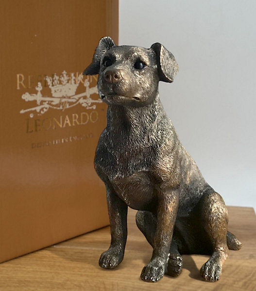 Jack Russell figurine from the Leonardo Reflections Bronzed Jack Russell figurine from the Leonardo Reflections Bronzed