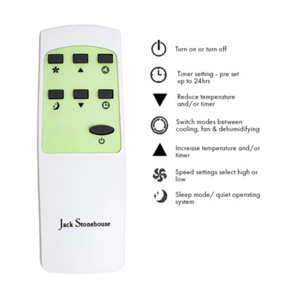 Jack Stonehouse Portable Air Conditioner Unit - 8000BTU
