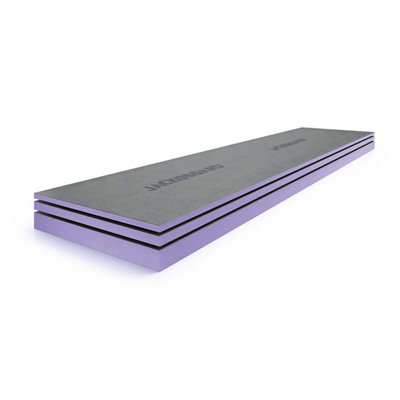 Jackoboard Wetroom Waterproof Thermal  Board (L)2600mm (W)900mm (D)12mm