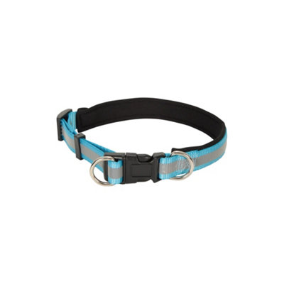 Jackson Pet Co Reflective Dog Collar Blue (M-L) Price Comparisons | Compare The Build