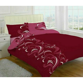 Jacob Floral Paint Reversible Duvet Quilt Cover & Pillow Case Bedding Set in All Sizes