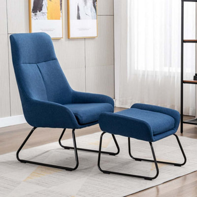 Blue bedroom store chair