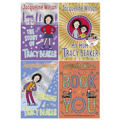 Jacqueline Wilson 4 Books Set (My Mum Tracy Beaker Hardcover, The Book ...