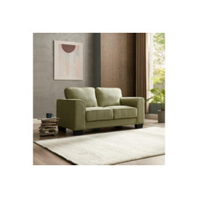 Jada 2 Seater Sofa, Sage Green Boucle Fabric