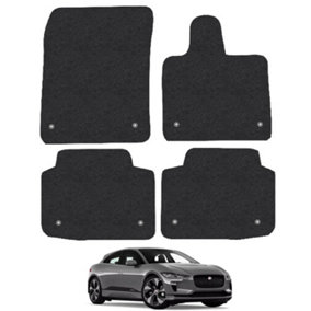 Jaguar I-Pace 2018-Onwards Car Floor Mats Carpet Tailored Fit 4pcs Set Anti-Slip