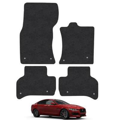 Jaguar XE 2015-Onwards Car Floor Mats Carpet Tailored Fit 4pcs Set Anti-Slip