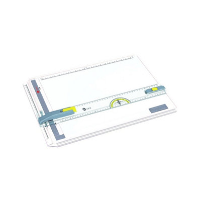 Jakar A3 Drawing Board - White ABS Plastic with Integrated Ruler ...