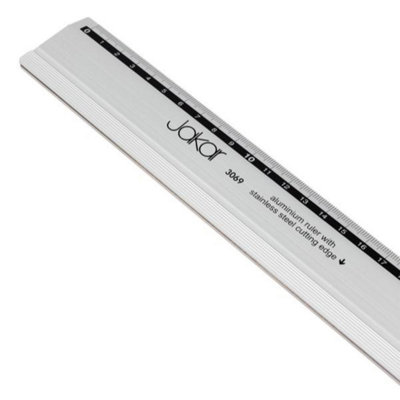 Jakar Aluminium Ruler 100cm with Stainless Steel Cutting Edge - Printed ...