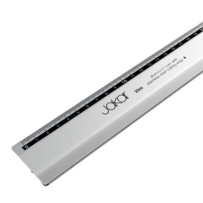 Jakar Aluminium Ruler 30cm with Stainless Steel Cutting Edge - Printed ...