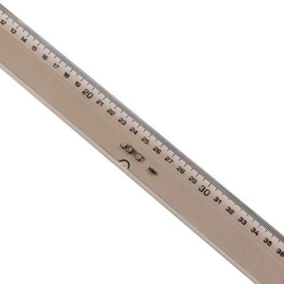 Jakar Plastic Translucent Ruler 50cm with mm and cm Markings for School ...