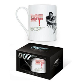 James Bond Dr. No Mug White/Black (One Size)