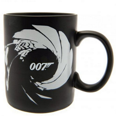 James Bond Heat Changing Mug Black (One Size)