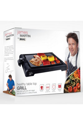 James Martin By WAHL ZX833 Tabletop Black Grill