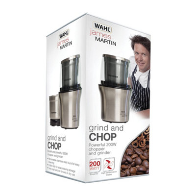 James Martin By WAHL ZX889 Grind Chop Silver Electric Grinder