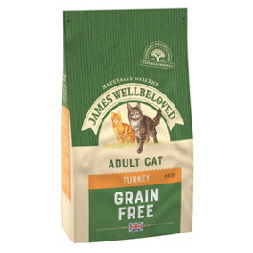 James Wellbeloved Adult Cat Grain Free Turkey 4kg