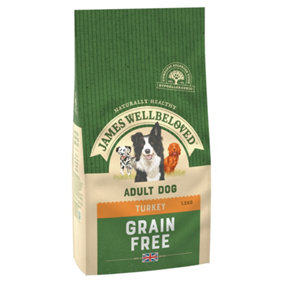 James Wellbeloved Adult Dog Food Maintenance Grain Free Turkey Kibble 1.5kg