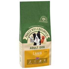 James Wellbeloved Adult Dog Food Maintenance Lamb & Rice Kibble 2kg