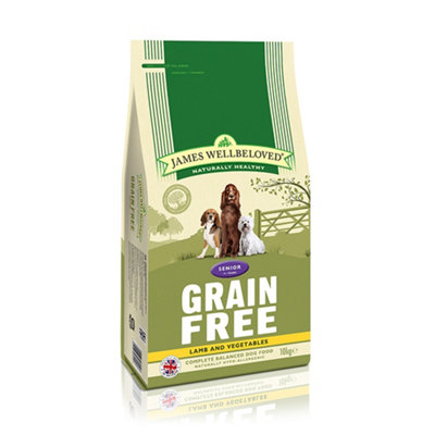 James Wellbeloved Adult Dog Senior Grain Free Lamb Kibble Dog Food 10kg