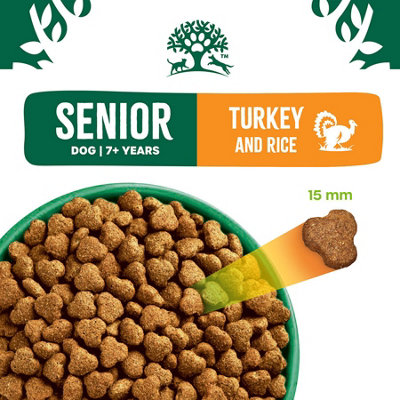 James Wellbeloved Adult Senior Dog Food Turkey & Rice Kibble 2kg