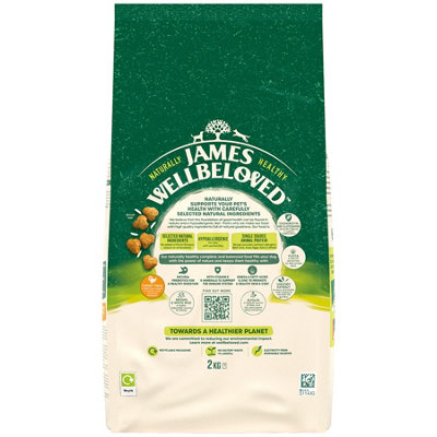 James Wellbeloved Adult Senior Dog Food Turkey & Rice Kibble 2kg