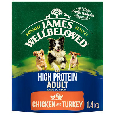 James Wellbeloved Dog Adult High Protein Chicken & Turkey 1.4kg