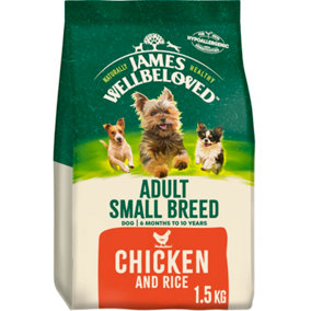 James Wellbeloved Dog Adult Small Breed Chicken & Rice 1.5kg