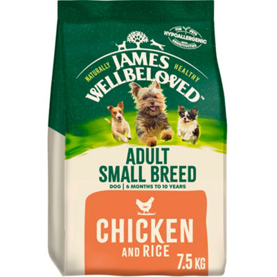 James Wellbeloved Dog Adult Small Breed Chicken & Rice 7.5kg Price Comparisons | Compare The Build