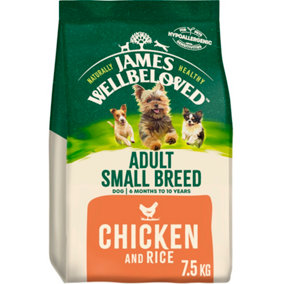 James Wellbeloved Dog Adult Small Breed Chicken & Rice 7.5kg