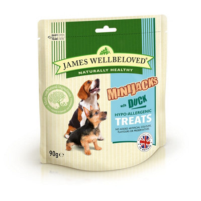 James Wellbeloved Duck Minijacks Dog Treats 90g (Pack of 10) Price Comparisons | Compare The Build