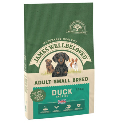 James Wellbeloved Duck & Rice Adult Small Breed Dog Food | DIY at B&Q