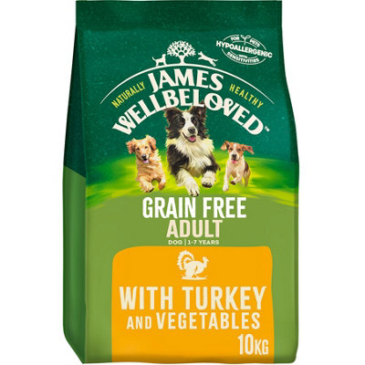James Wellbeloved Grain Free Dry Adult Dog Food Turkey & Vegetables 10kg Price Comparisons | Compare The Build