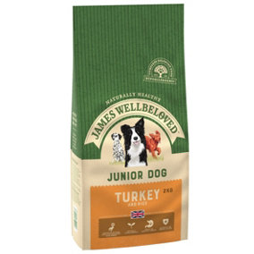 James Wellbeloved Junior Dog Turkey & Rice Kibble 2kg