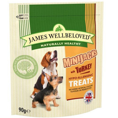 James Wellbeloved Turkey Minijacks Dog Treats 90g (Pack of 10) Price Comparisons | Compare The Build