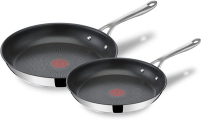 Jamie Oliver Twin Frying Pan Set 24cm & 28cm Induction Ready