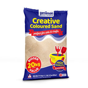 Jamieson Brothers Creative Natural Moist Play Sand 20kg Bag