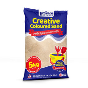 Jamieson Brothers Creative Natural Moist Play Sand 5kg Bag