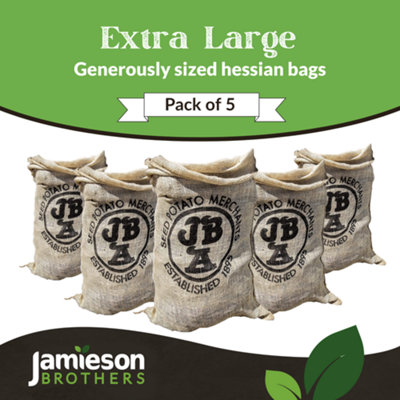 Jamieson Brothers Hessian Sacks -  5 Pack