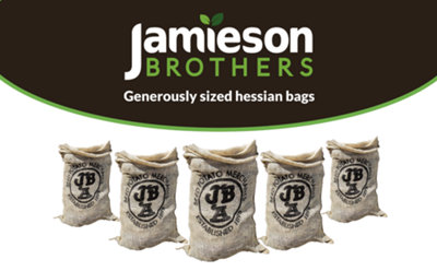 Jamieson Brothers Hessian Sacks -  5 Pack - 8