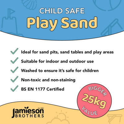 Jamieson Brothers Play Sand 25kg Bag